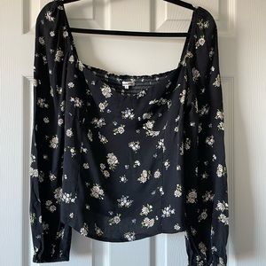 NWOT Reformation Floral Reign Blouse